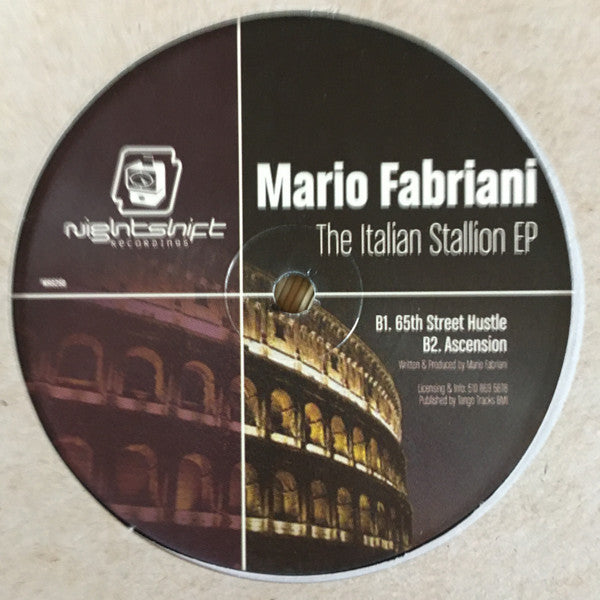 Mario Fabriani : The Italian Stallion EP (12", EP)