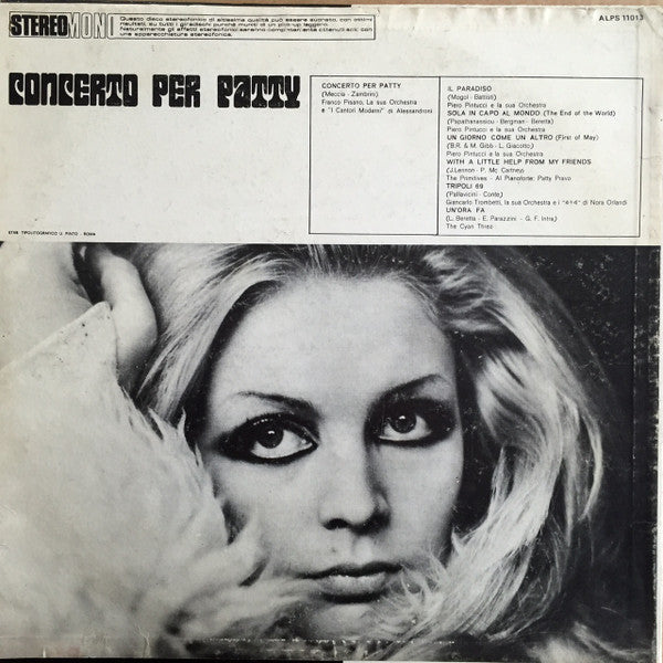 Patty Pravo ~ Concerto Per Patty (Vinyl) - Djungel & Jazz