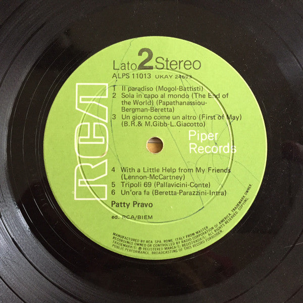 Patty Pravo ~ Concerto Per Patty (Vinyl) - Djungel & Jazz