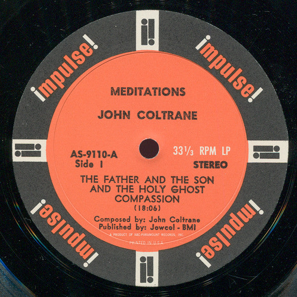 John Coltrane ~ Meditations (Vinyl) - Djungel & Jazz