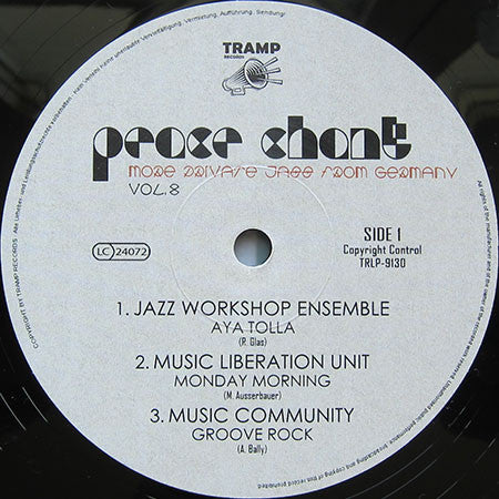 Various : Peace Chant Vol. 8 (More Private Jazz From Germany 1974-1986) (2xLP, Comp, Bioplastic, Gat)