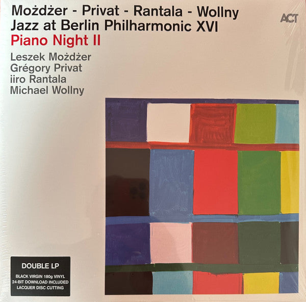 Leszek Możdżer - Gregory Privat - Iiro Rantala - Michael Wollny ~ Jazz At Berlin Philharmonic XVI - Piano Night II (Vinyl) - Djungel & Jazz