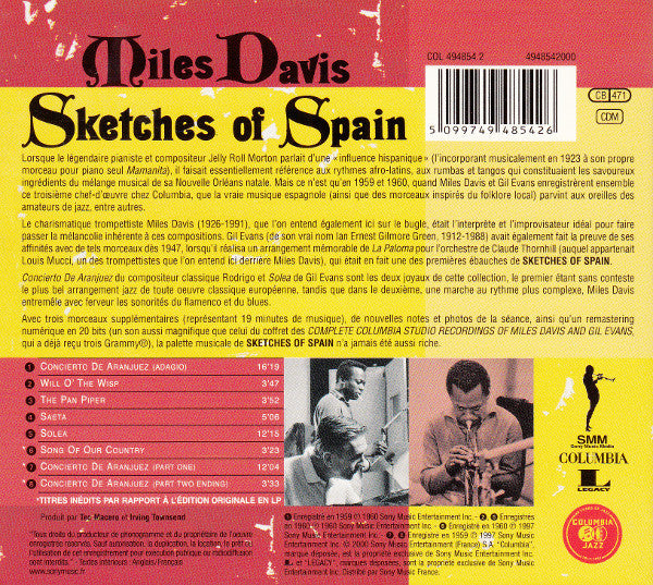 Miles Davis ~ Sketches Of Spain (Vinyl) - Djungel & Jazz