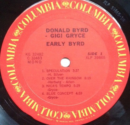 Donald Byrd - Gigi Gryce ~ Early Byrd (Vinyl) - Djungel & Jazz