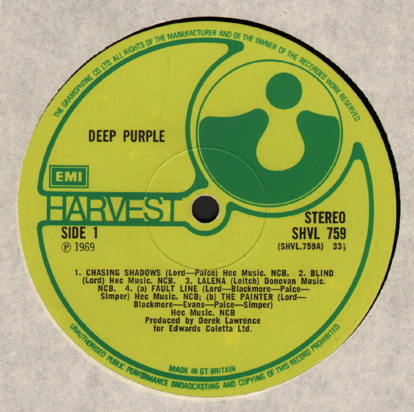 Deep Purple ~ Deep Purple (Vinyl) - Djungel & Jazz