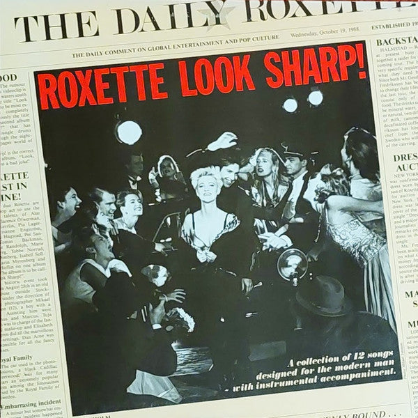 Roxette : Look Sharp! (LP, Album)