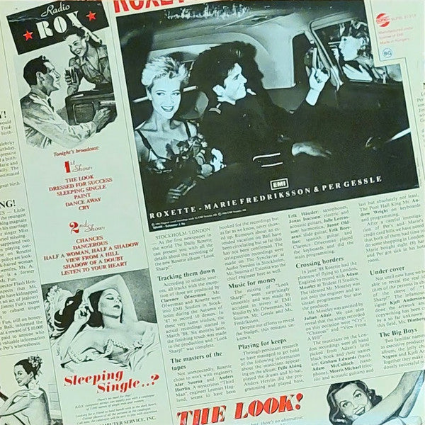 Roxette : Look Sharp! (LP, Album)