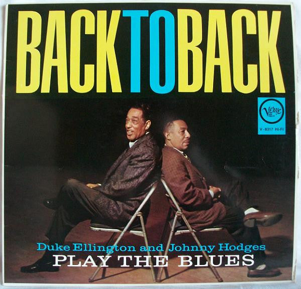 Duke Ellington / Johnny Hodges ~ Back To Back (Duke Ellington And Johnny Hodges Play The Blues) (Vinyl) - Djungel & Jazz