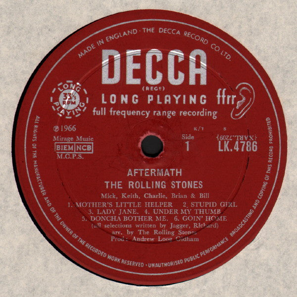 The Rolling Stones ~ Aftermath (Vinyl) - Djungel & Jazz