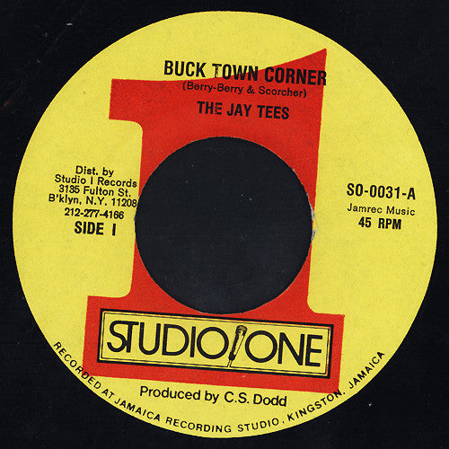 Jay Tees : Buck Town Corner (7")