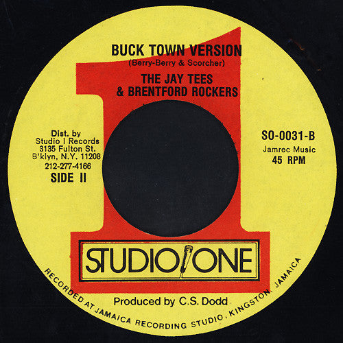Jay Tees : Buck Town Corner (7")