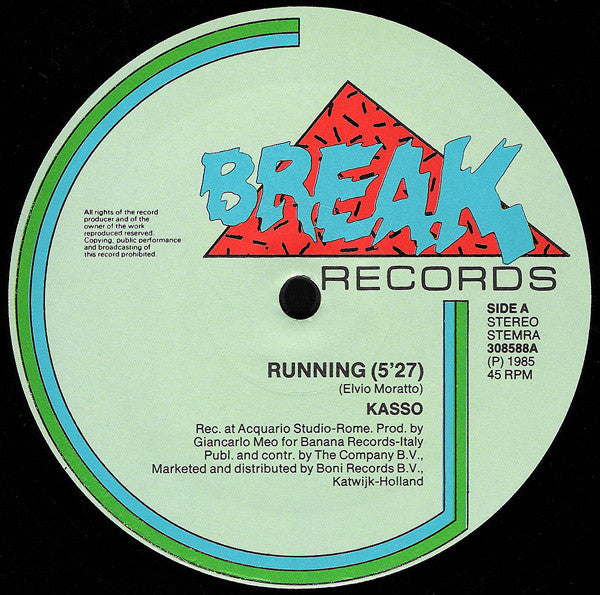 Kasso ~ Running (Vinyl) - Djungel & Jazz