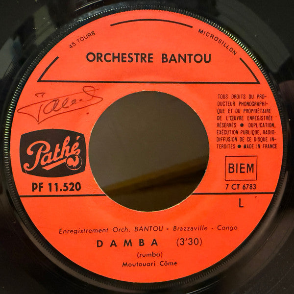 Les Bantous De La Capitale ~ Makambo Mibale / Damba (Vinyl) - Djungel & Jazz