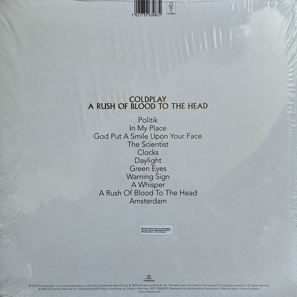 Coldplay ~ A Rush Of Blood To The Head (Vinyl) - Djungel & Jazz