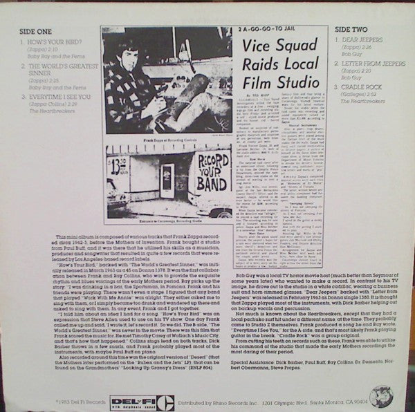 Frank Zappa ~ Rare Meat (Vinyl) - Djungel & Jazz