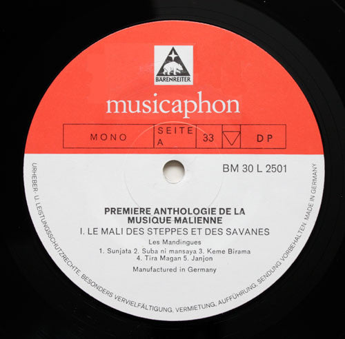 Mandinka ~ Le Mali Des Steppes Et Des Savanes (Vinyl) - Djungel & Jazz