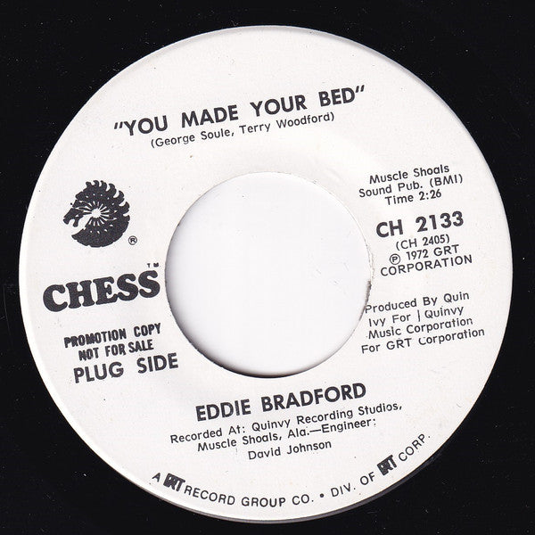 Eddie Bradford ~ You Made Your Bed / Push Mr. Pride Aside (Vinyl) - Djungel & Jazz