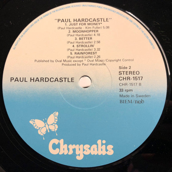 Paul Hardcastle ~ Paul Hardcastle (Vinyl) - Djungel & Jazz