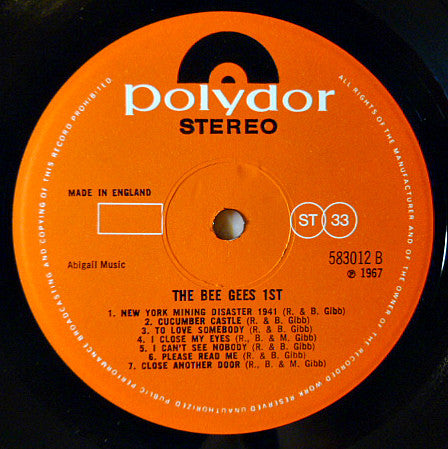 Bee Gees ~ The Bee Gees 1st (Vinyl) - Djungel & Jazz