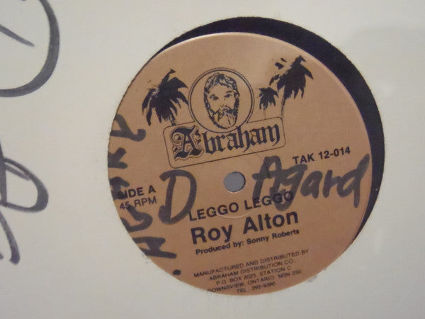 Roy Alton : Leggo Leggo / She Is Sweeter Than You (12")