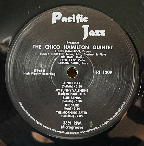 Chico Hamilton Quintet ~ Chico Hamilton Quintet (Vinyl) - Djungel & Jazz