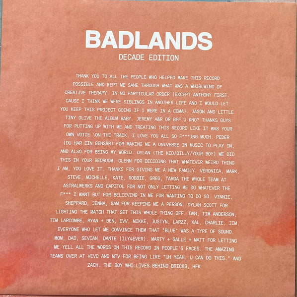 Halsey ~ Badlands (Decade Edition) (Vinyl) - Djungel & Jazz