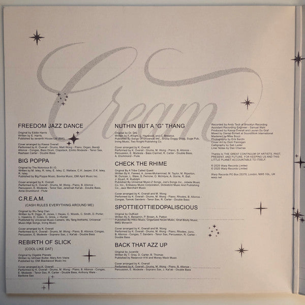 Kassa Overall ~ Cream (Vinyl) - Djungel & Jazz