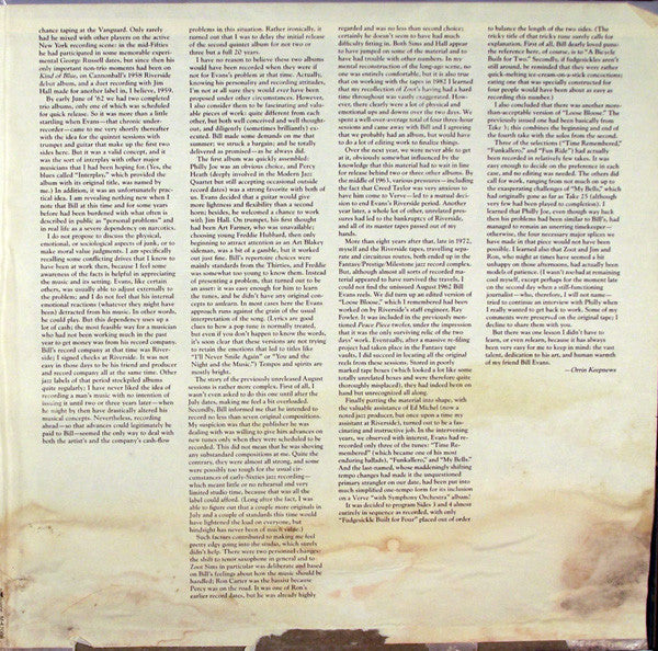 Bill Evans With Freddie Hubbard And Zoot Sims : The "Interplay" Sessions (2xLP, Album, Gat)