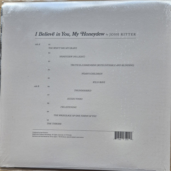 Josh Ritter ~ I Believe In You, My Honeydew (Vinyl) - Djungel & Jazz