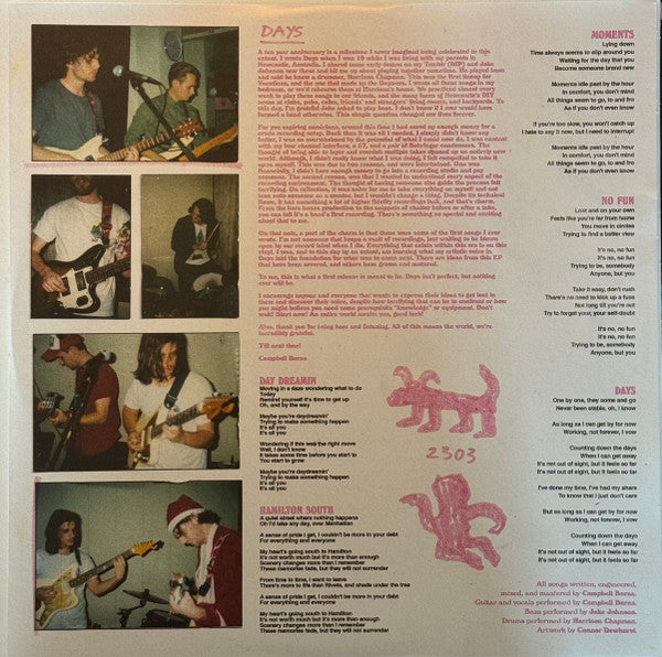 VACATIONS (4) : Days/Vibes (LP, EP, Comp, Ltd)