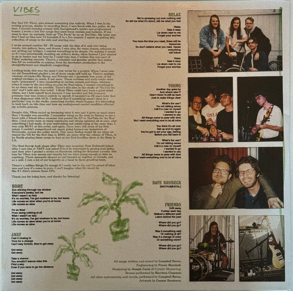 VACATIONS (4) : Days/Vibes (LP, EP, Comp, Ltd)