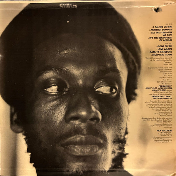 Jimmy Cliff ~ I Am The Living (Vinyl) - Djungel & Jazz