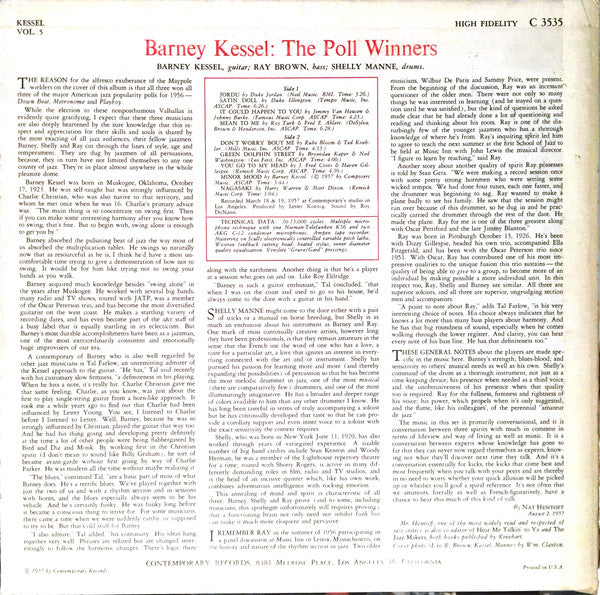The Poll Winners ~ The Poll Winners (Vinyl) - Djungel & Jazz