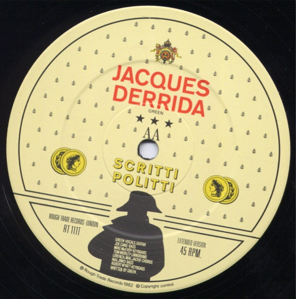 Scritti Politti ~ Asylums In Jerusalem /Jacques Derrida (Vinyl) - Djungel & Jazz