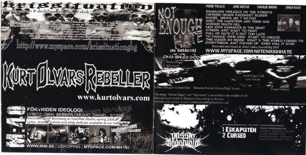 Various ~ Sverigemangel (Punk & Hardcore Compilation) (Vinyl) - Djungel & Jazz