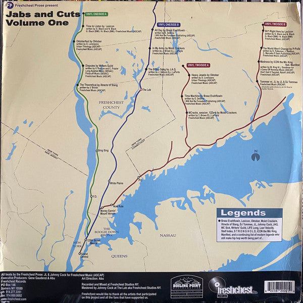 Freshchest Prose : Presents Jabs And Cuts Volume One : Live From Grand Central Terminal (2xLP)