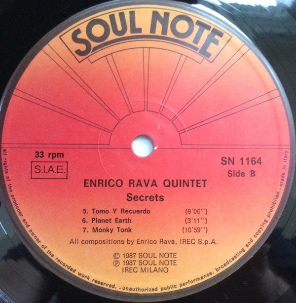 Rava ~ Secrets (Vinyl) - Djungel & Jazz