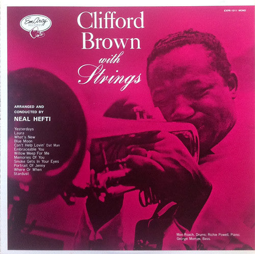 Clifford Brown : Clifford Brown With Strings (LP, Album, Mono, RE)