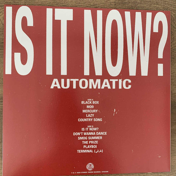 Automatic (20) : Is It Now? (LP, Album)