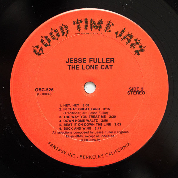 Jesse Fuller ~ The Lone Cat (Vinyl) - Djungel & Jazz