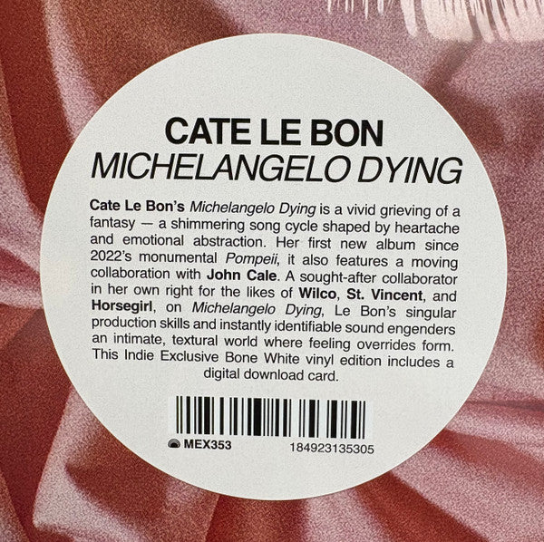 Cate Le Bon : Michelangelo Dying (LP, Album, Bon)
