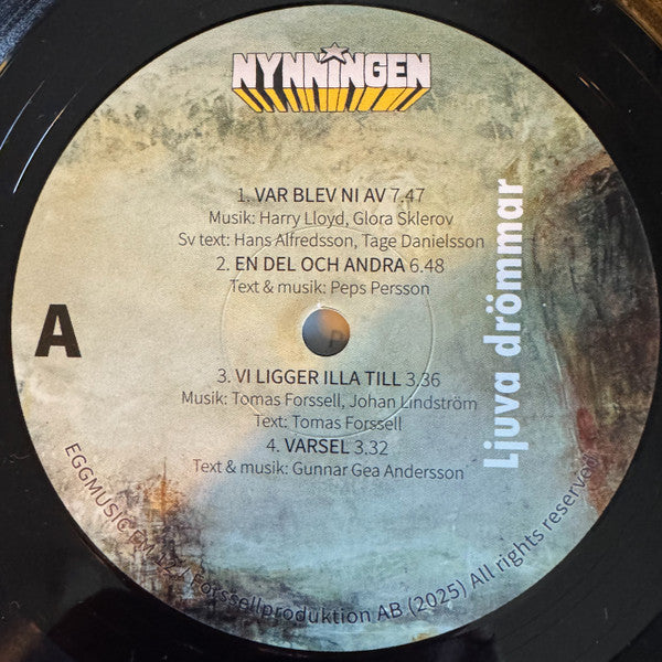 Nynningen ~ Ljuva Drömmar (Vinyl) - Djungel & Jazz