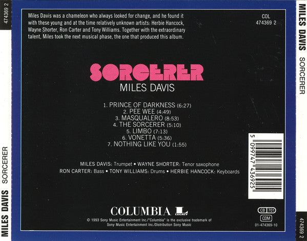 Miles Davis ~ Sorcerer (Vinyl) - Djungel & Jazz