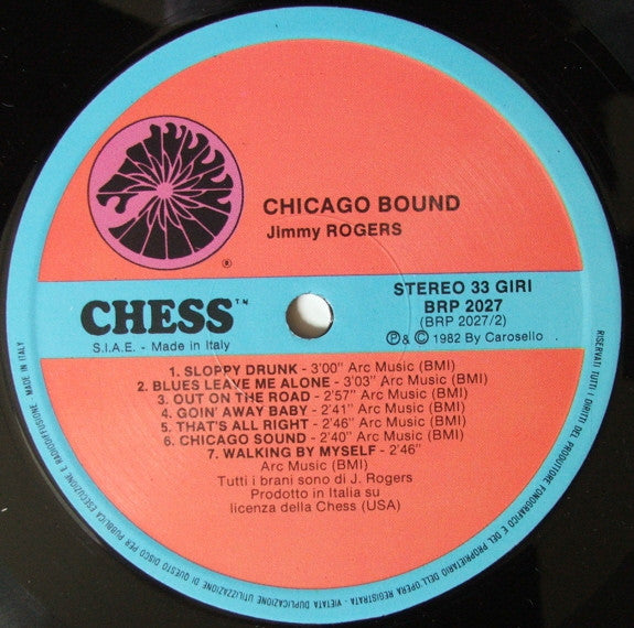 Jimmy Rogers : Chicago Bound (LP, Comp, RE)
