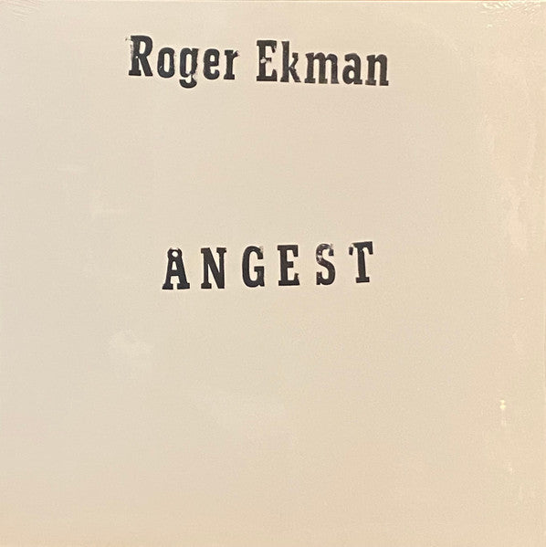 Roger Ekman : Ångest (LP, Album, RE)
