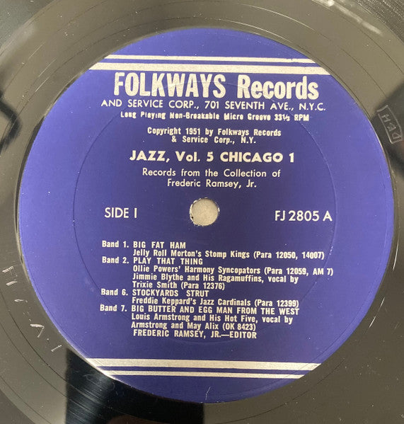 Various ~ Jazz Volume 5: Chicago No. 1 (Vinyl) - Djungel & Jazz