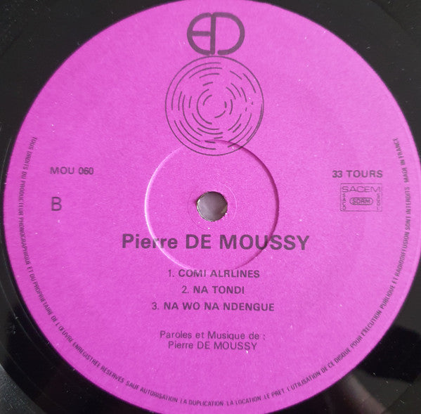 Pierre De Moussy ~ Ndolo L'Amour (Vinyl) - Djungel & Jazz