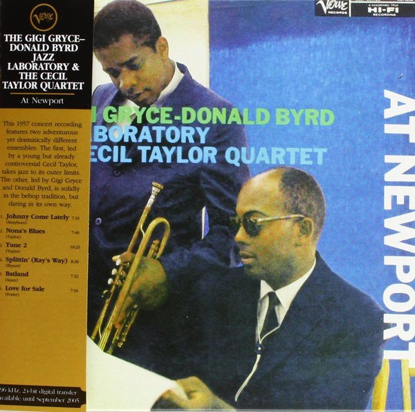 The Gigi Gryce - Donald Byrd Jazz Laboratory & The Cecil Taylor Quartet ~ At Newport (Vinyl) - Djungel & Jazz