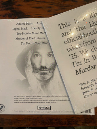 King Gizzard And The Lizard Wizard ~ Songs from I'm In Your Mind Fuzz & Murder of the Universe - Live in Athens '25 (Vinyl) - Djungel & Jazz