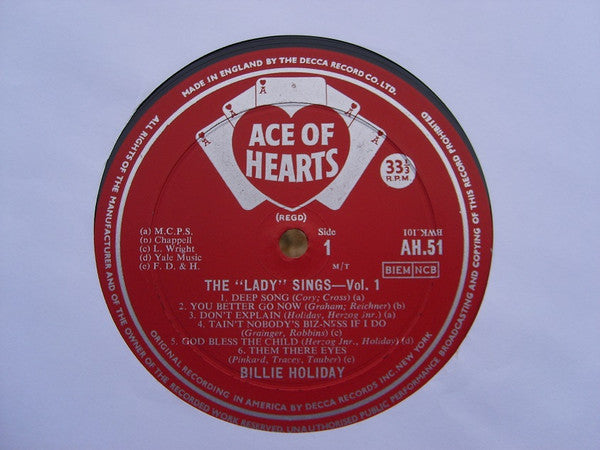 Billie Holiday ~ The Lady Sings - Vol. 1 (Vinyl) - Djungel & Jazz
